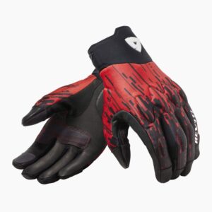 Spectrum Gloves Black-Neon Red