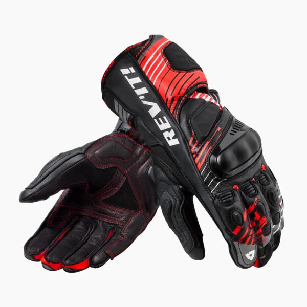 Apex Gloves Neon Red-Black