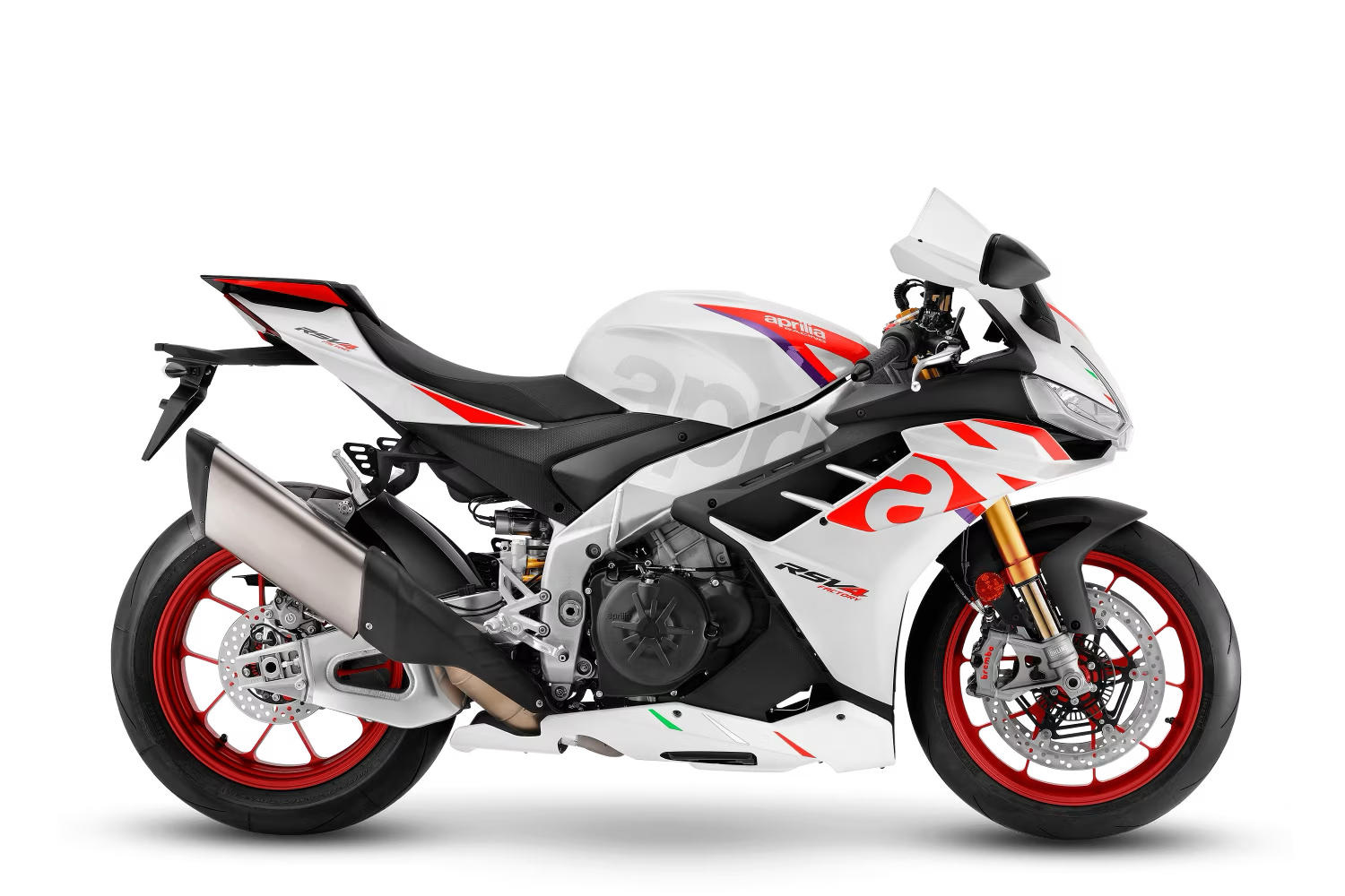 2024 Aprilia RSV4 Factory 1100 Speed White Ride Aprilia