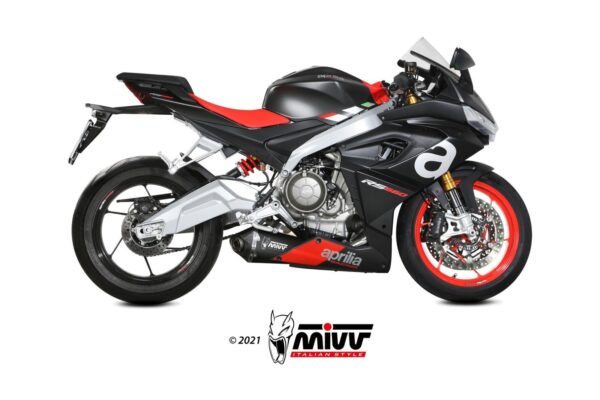 Mivv - Delta Race Black Stainless Steel Exhaust - RS 660 / Tuono 660 - Image 2