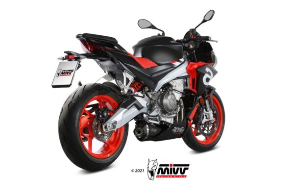 Mivv - Delta Race Black Stainless Steel Exhaust - RS 660 / Tuono 660 - Image 6